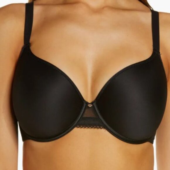 Chantelle C Jolie Comfort Convertible T-Shirt Bra - Black - Picture 6 of 13